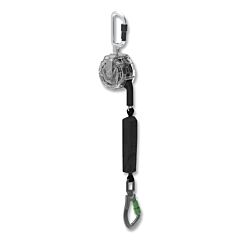 Msa Vtleg-021-Pa-A V-Tec Edge Personal Fall Limiter, Single Leg, 8 Ft Galvanized Steel Line, 310 Lb Load Cap, Locking Pin Top, Al36Cl Bottom