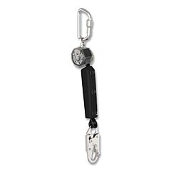 Msa Vtleg-022-Pb-A V-Tec Edge Personal Fall Limiter, Twin Leg, 8 Ft Galvanized Steel Line, 310 Lb Load Cap, Locking Pin Top, 36C Bottom