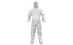 Sas Safety 6976-01 Sms General Purpose Hooded & Booted Coveralls, Case Of 25 Each, Size 3X-Large