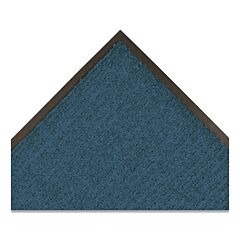 Notrax 109S0034Bu Brush Step Low-Profile Scraper Entrance Mat, 109, 5/16 In X 3 Ft W X 4 Ft L, Needle-Punched Yarn, Vinyl Backing, Slate Blue