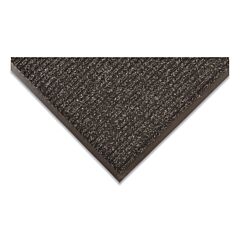 Notrax 109S0035Ch Brush Step Low-Profile Scraper Entrance Mat, 109, 5/16 In X 3 Ft W X 5 Ft L, Needle-Punched Yarn, Vinyl Backing, Charcoal