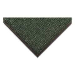 Notrax 117S0034Gn Heritage Rib Heavy-Weight Scraper Entrance Mat, 117, 3/8 In X 3 Ft W X 4 Ft L, Needle-Punched Yarn, Vinyl Backing, Green