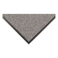 Notrax 117S0036Gy Heritage Rib Heavy-Weight Scraper Entrance Mat, 117, 3/8 In X 3 Ft W X 6 Ft L, Needle-Punched Yarn, Vinyl Backing, Gray