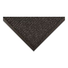 Notrax 117S0046Ch Heritage Rib Heavy-Weight Scraper Entrance Mat, 117, 3/8 In X 4 Ft W X 6 Ft L, Needle-Punched Yarn, Vinyl Backing, Charcoal