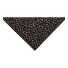 Notrax 118R0048Ch Arrow Trax Low-Profile Scraper Entrance Mat, 118, 3/8 In X 4 Ft W X 60 Ft L, Needle-Punched Yarn, Vinyl Backing, Charcoal