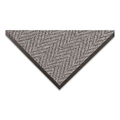 Notrax 118S0035Gy Arrow Trax Low-Profile Scraper Entrance Mat, 118, 3/8 In X 3 Ft W X 5 Ft L, Needle-Punched Yarn, Vinyl Backing, Gray