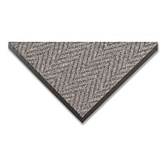 Notrax 118S0046Gy Arrow Trax Low-Profile Scraper Entrance Mat, 118, 3/8 In X 4 Ft W X 6 Ft L, Needle-Punched Yarn, Vinyl Backing, Gray