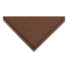 Notrax 138S0046Br Uptown Entrance Mat, 138, 3/8 In X 4 Ft W X 6 Ft L, 36 Oz Tufted Loop-Pile Decalon®, Vinyl Backing, Brown