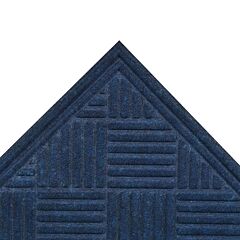 Notrax 151S0023Bu Diamond Cte Moisture And Debris Entrance Mat, 151, 3/8 In X 2 Ft W X 3 Ft L, 26 Oz Loop-Pile Poly, Crumb Rubber Bckg, Blue