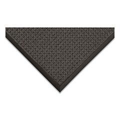 Notrax 166S0046Ch Guzzler Scraping And Moisture Trap Entrance Mat, 3/8 In X 4 Ft W X 6 Ft L, Polypropylene/Rubber, Charcoal