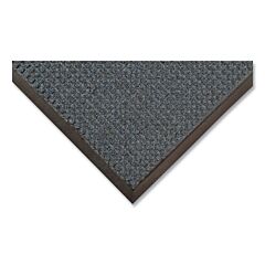 Notrax 166S0410Bu Guzzler Scraping And Moisture Trap Entrance Mat, 3/8 In X 4 Ft W X 10 Ft L, Polypropylene/Rubber, Slate Blue