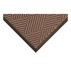 Notrax 168S0310Br Opus Debris And Moisture Trapping Entrance Mat, 168, 3/8 In X 3 Ft W X 10 Ft L, Tufted Loop Pile, Rubber, Brown