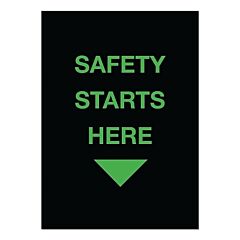 Notrax 194Ssh35Bl Safety Message Floor Mat, 194, 3/8 In X 3 Ft W X 5 Ft L, 24 Oz Nylon, Vinyl, Vertical, Safety Starts Here Message
