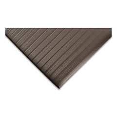Notrax 410R0324Bl Airug Anti-Fatigue Mat, 410, 3/8 In X 2 Ft W X 60 Ft L, Pvc Foam, Black