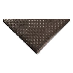 Notrax 417S0023Bl Bubble Sof-Tred Dyna-Shield Anti-Fatigue Mat, 417, 1/2 In X 2 Ft W X 3 Ft L, Pvc Foam, Black