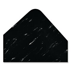 Notrax 470S2436Bl Marble Sof-Tyle Anti-Fatigue Mat, 470, 1/2 In X 2 Ft W X 3 Ft L, Vinyl/Pvc Foam, Non-Slip Backing, Black