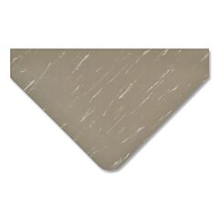Notrax 511S0312Gy Marble-Tuff Anti-Fatigue Mat, 511, 1/2 In X 3 Ft W X 12 Ft L, Vinyl Top/Pvc Foam Base, Gray