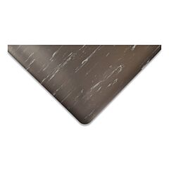 Notrax 512S0035Bl Marble-Tuff Anti-Fatigue Mat, 512, Max, 1 In X 3 Ft W X 5 Ft L, Vinyl Top/Pvc Foam Base, Black