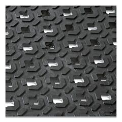 Notrax 520S1212Bl Cushion-Lok Drainage Floor Mat Tile, 520, 7/8 In X 12 In W X 12 In L, Pvc, Black