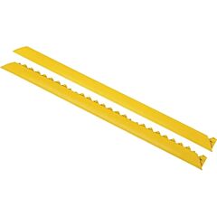 Notrax 551F0003Yl M.D. Ramp System For Cushion-Ease Floor Mat, 551, 3/4 In X 2 Ft W X 3 Ft L, Female, Nitrile, Yellow