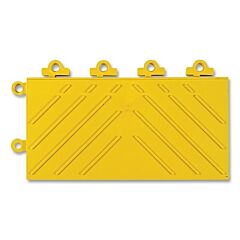 Notrax 620M0612Yl Diamond Flex-Lok Ramp, 620, 1 In X 6 In W X 12 In L, Male, Pvc, Yellow