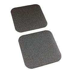 Notrax 680S0460Bl Safety Trax Slip Resistant Pad, 680, 4 In W X 60 Ft L, Peel And Stick, Surface Embedded Silicon Carbide Particles, Black