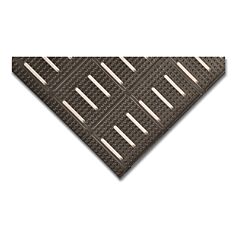 Notrax 755R0036Bl Niru Versa Runner Floor Protector Mat, 755, 3/8 In X 3 Ft W X 60 Ft L, Microstop Nitrile, Black
