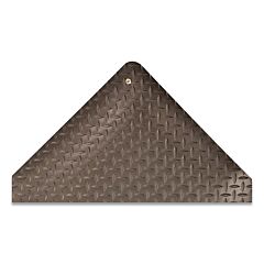 Notrax 826S0023Bl Diamond Stat Non-Slip Anti-Static Mat, 826, 9/16 In X 2 Ft W X 3 Ft L, Vinyl/Pvc, Black, Grounding Cord Included