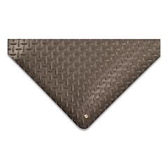 Notrax 826S0035Bl Diamond Stat Non-Slip Anti-Static Mat, 826, 9/16 In X 3 Ft W X 5 Ft L, Vinyl/Pvc, Black, Grounding Cord Included
