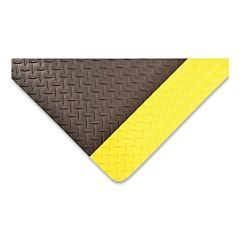 Notrax 975R6075Yb Cushion Trax Ultra Anti-Fatigue Mat, 975, 3/4 In X 5 Ft W X 75 Ft L, Redstop Non-Slip Backing/Pvc Foam Vinyl Top, Blk/Ylw