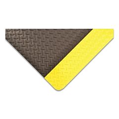 Notrax 975S0023Yb Cushion Trax Ultra Anti-Fatigue Mat, 975, 3/4 In X 2 Ft W X 3 Ft L, Redstop Non-Slip Backing/Pvc Foam Vinyl Top, Blk/Ylw