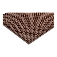 Notrax T12S3919Br San-Eze Drainage Anti-Fatigue Mat, T12, 7/8 In X 19.5 In W X 39 In L, Microstop™/100% Nitrile Rubber, Brown