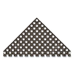 Notrax T13S0033Bl Tek-Tough Large Drainage Holes Anti-Fatigue Mat, T13,7/8 In X 3 Ft W X 3 Ft L, Microstop™/General Purpose Rubber, Black