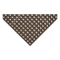 Notrax T13S0035Bl Tek-Tough Large Drainage Holes Anti-Fatigue Mat, T13,7/8 In X 3 Ft W X 5 Ft L, Microstop™/General Purpose Rubber, Black