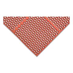 Notrax T15S0033Rd Optimat Drainage Anti-Fatigue Mat, T15, 1/2 In X 3 Ft W X 3 Ft L, Microstop™/Nitrile, Red