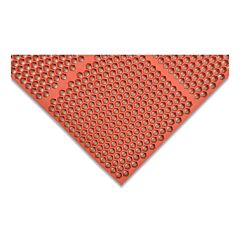 Notrax T15S0034Rd Optimat Drainage Anti-Fatigue Mat, T15, 1/2 In X 3 Ft W X 4 Ft L, Microstop™/Nitrile, Red