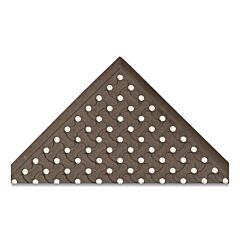 Notrax T18S0023Bl Superflow Reversible Drainage Anti-Fatigue Mat, T18, 5/8 In X 2 Ft W X 3 Ft L, General Purpose Rubber, Black