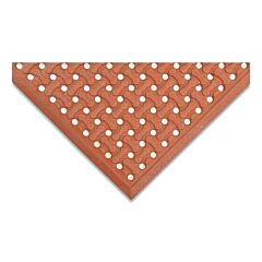 Notrax T18S0035Rd Superflow Reversible Drainage Anti-Fatigue Mat, T18, 5/8 In X 3 Ft W X 5 Ft L, Nitrile, Red
