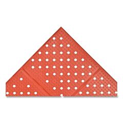 Notrax T23S0038Rd Multi-Mat Ii Reversible Drainage Mat, T23, 3/8 In X 3 Ft W X 8 Ft L, Microstop Nitrile Rubber, Red