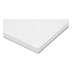 Notrax T46S4012Wh Plasti-Tuff White Plastic Cutting Board, 46, 1 In X 12 In W X 18 In L, Rectangular