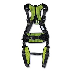 Honeywell Miller H7Cc3A3 H700 Full Body Harness, Back/Front/Side D-Rings, 2X-Large, Qc Chest/Leg Buckles, Cc3