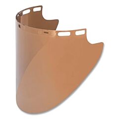 Jackson Safety 29088 Polycarbonate Faceshield, F50, Gold Coated, Style R, 10 In L X 20 In H