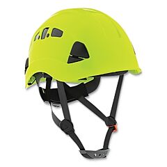 Jackson Safety 20926 Ch-400V Climbing Style Vented Hard Hat, 6 Pt Rapid Dial, Hi-Vis Green