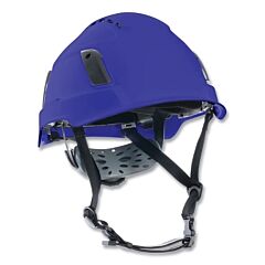 Jackson Safety 22122 Xs2-500 Series Type 2+ Safety Helmet, 6-Point Suspension, Vented, Blue