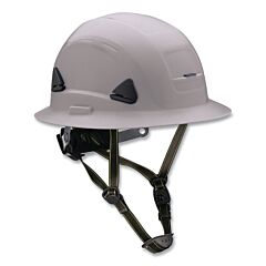 Honeywell Fibre-Metal Csh12009 Fibre-Metal Climbing Style Full Brim Safety Helmet, Type Ii, Class E, Ratchet Suspension, Non-Vented, Gray