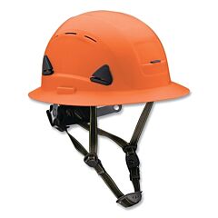 Honeywell Fibre-Metal Csh13046 Fibre-Metal Climbing Style Full Brim Safety Helmet, Type Ii, Class C, Ratchet Suspension, Vented, Orange