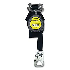 Honeywell Miller Mtl-Otb2-64/9Ft Turbolite™+ T-Bak Personal Fall Limiter, 9 Ft L, Twin Leg, Locking Snap Hook, 420 Lb Load Cap, 3600 Lb Breaking Strength
