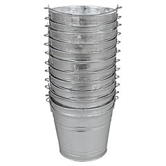 Magnolia Brush 12Qt Hot-Dipped Galvanized Pail, 12 Qt