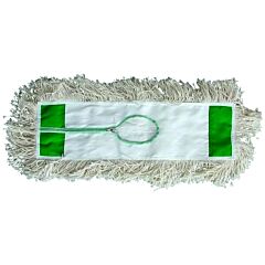Magnolia Brush 5148 Industrial Dust Mop Head, White Absorbent Cotton Yarn, 48 In X 5 In