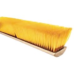 Magnolia Brush 1924Lh No. 19 Line Floor Brush, 24 In L, Hardwood, Yellow Plastic